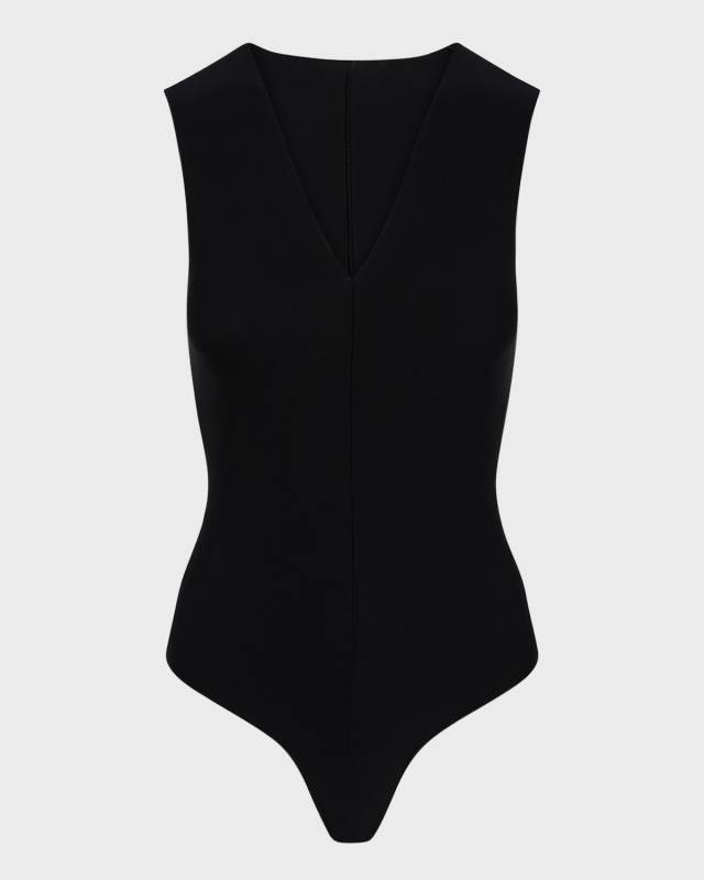 Ballet Sleeveless Microfiber Bodysuit